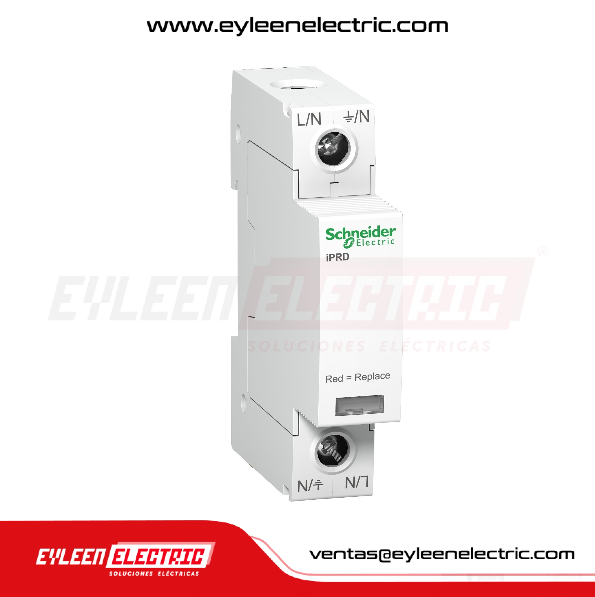 LIMITADOR DE SOBRETENSIONES, iPRD40, 1P, 40kA