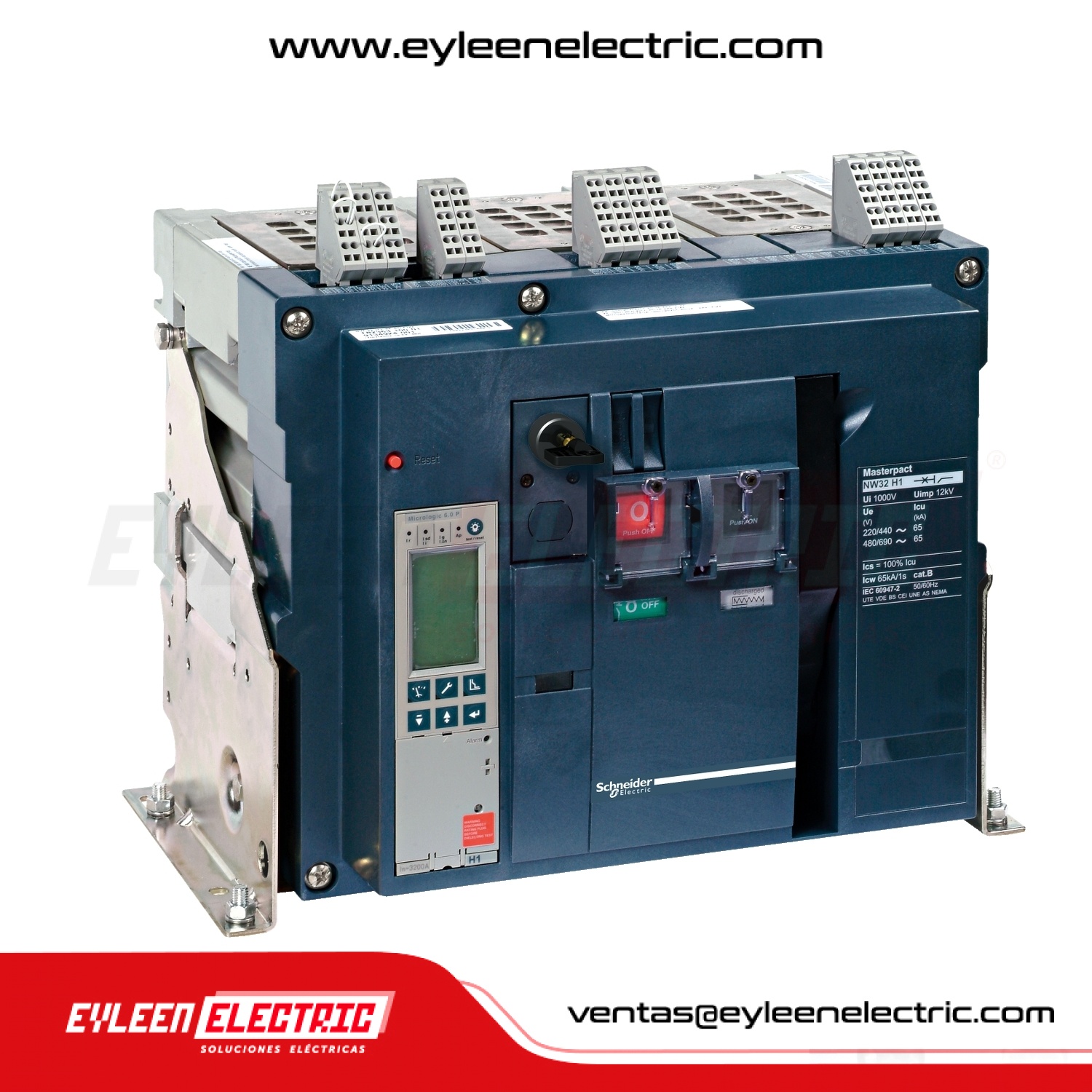 INTERRUPTOR AUTOMATICO MASTERPACT NW, 4000A, MicroLogic 5.0E