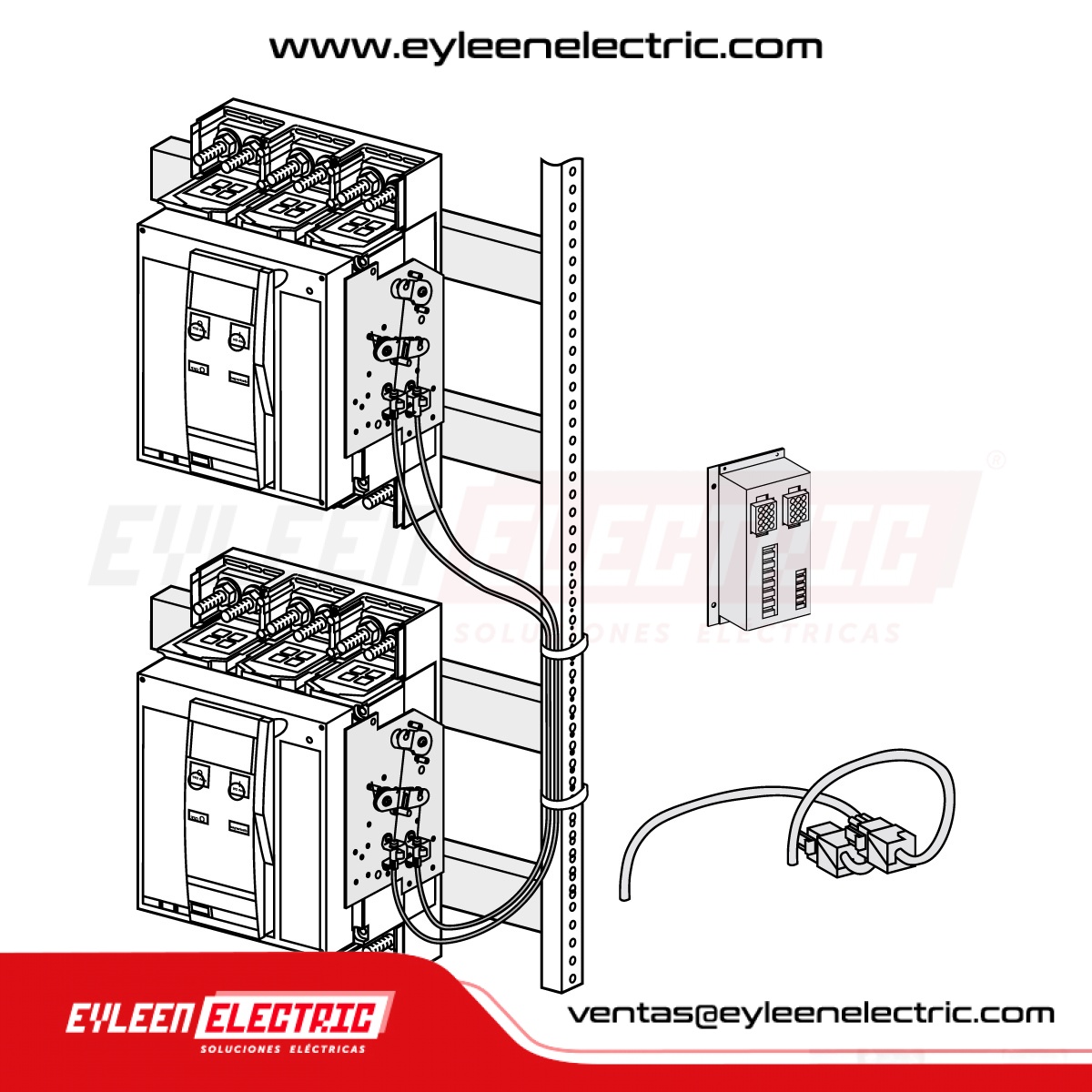 SISTEMA DE TRANSFERENCIA AUTOMÁTICA COMPACT NS, 1000A, 50/50/50kA, 220/380/440VAC