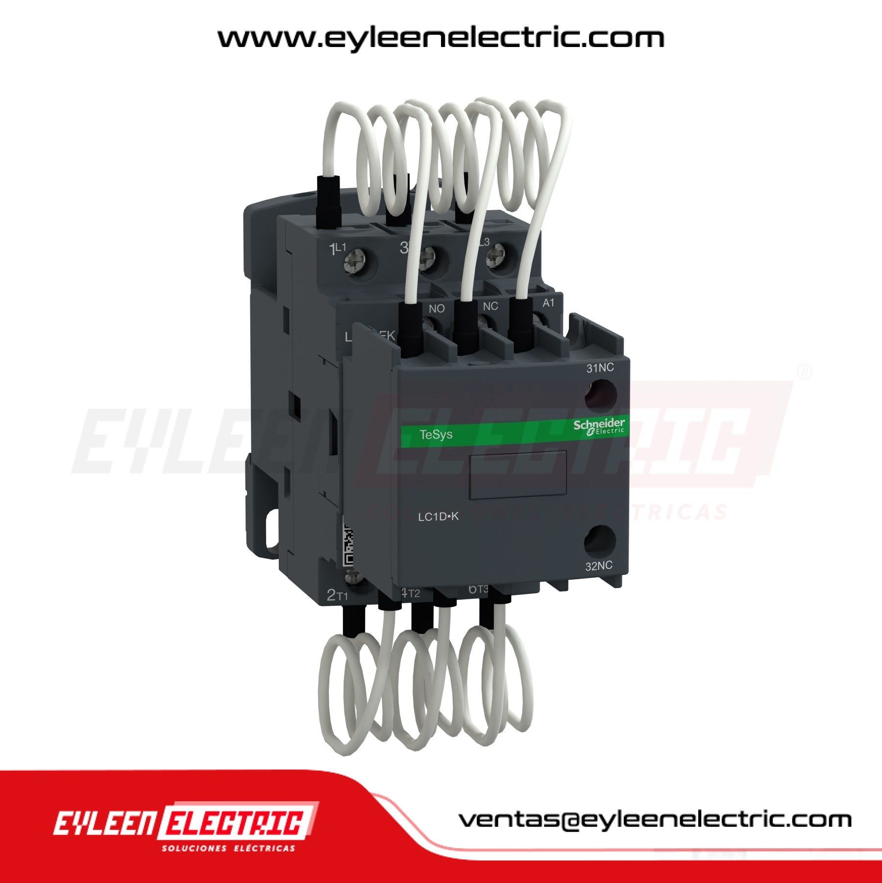 CONTACTOR PARA CONDENSADOR TESYS D 3P DE 25 KVAR 220/440V B:220VAC