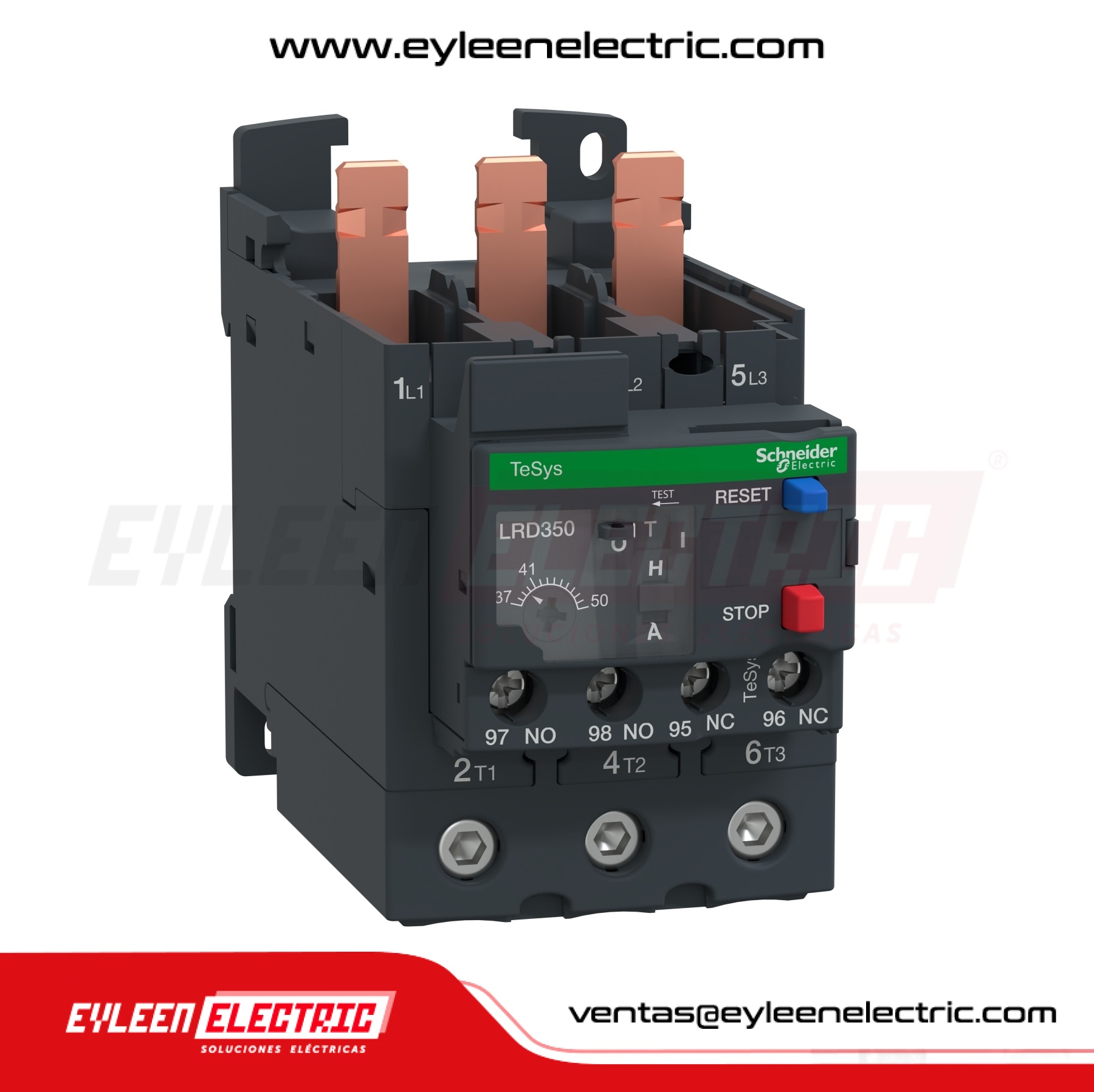 RELÉ TÉRMICO TESYS D (37-50A)