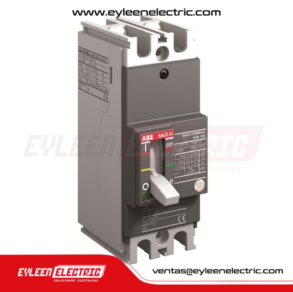 INTERRUPTOR AUTOMÁTICO CAJA MOLDEADA FIJA SACE FORMULA 2X70A, A1N/P 125 TMF 70-700 2p F F, 50/6/25KA, 240/380/440VAC