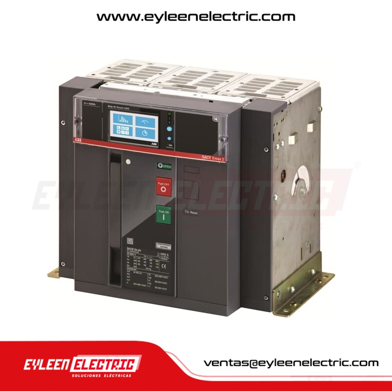 INTERRUPTOR AUTOMÁTICO DE BASTIDOR ABIERTO Emax 2, 3X(640-1600A), E1.2N 1600 Ekip Touch Dip LSI 3p F F, 0.6-10 x In, 1.5-15 x In, 66/66/50kA, 400/440/500VAC