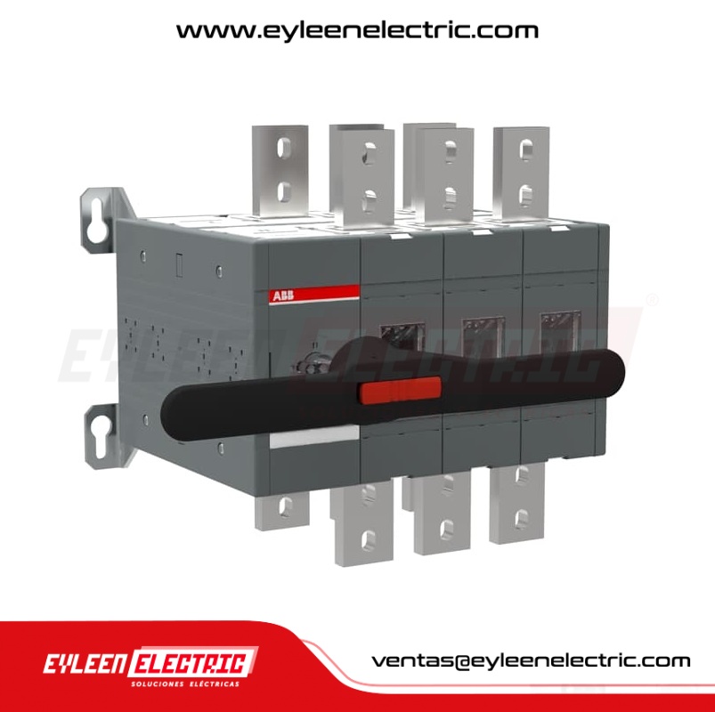 CONMUTADOR MANUAL BAJO CARGA (I-0-II), OT1600E03CP, 3X1600A
