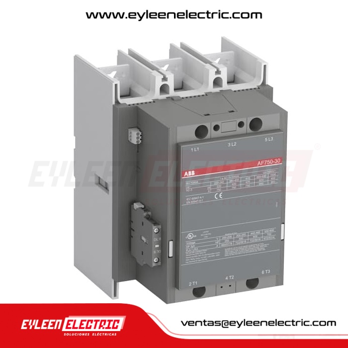 CONTACTOR AF750-30-11, 750A/AC3 - 1050A/AC1, 1/NA 1/NC, BOBINA: 48-130VAC