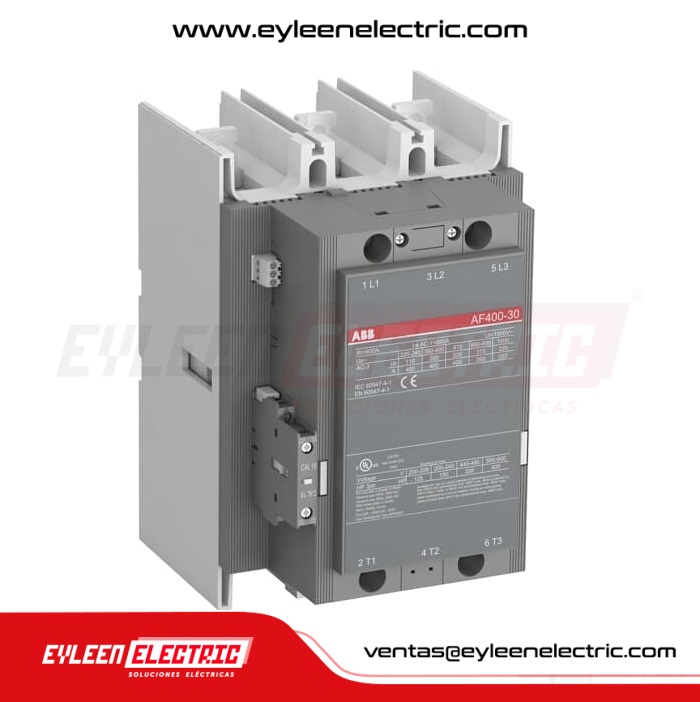 CONTACTOR AF400-30-11, 400A/AC3 - 600A/AC1, 1/NA 1/NC, BOBINA: 250-500VAC