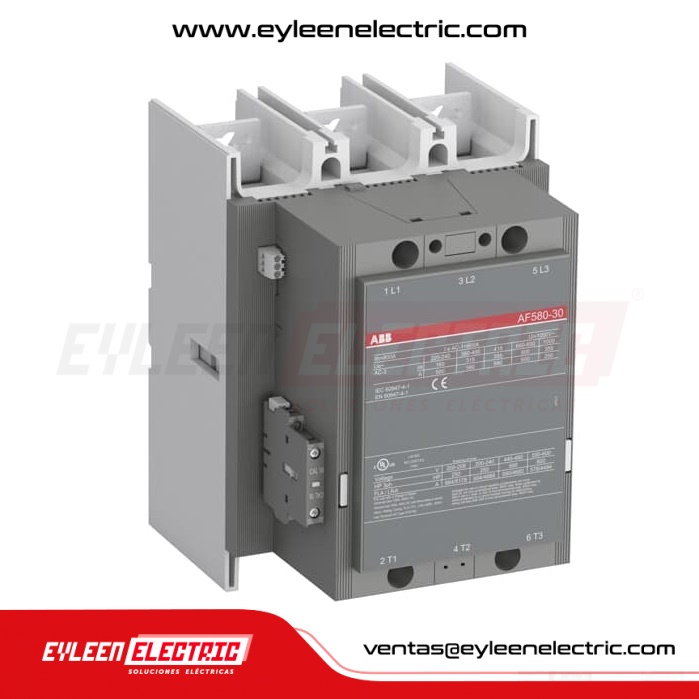 CONTACTOR AF580-30-11, 580A/AC3 - 800A/AC1, 1/NA 1/NC, BOBINA: 250-500VAC
