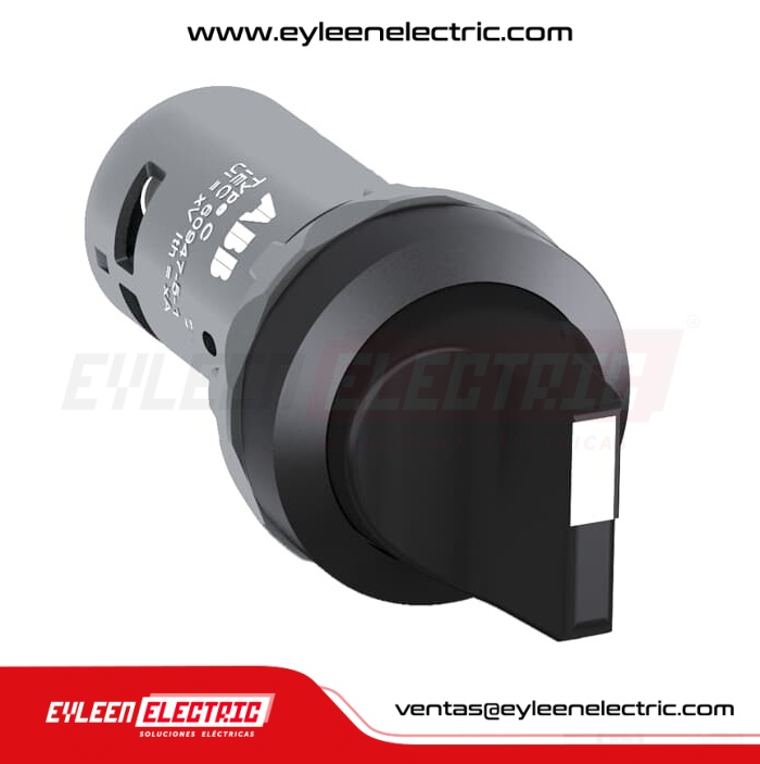 SELECTOR DE 3 POSICIONES 1-0-2, C3SS1-10B-20, NEGRO, 2NA