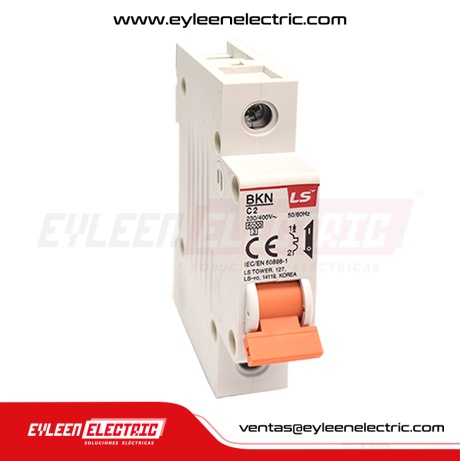 INTERRUPTOR TERMOMAGNETICO BKN, 1X16A 6kA/415V