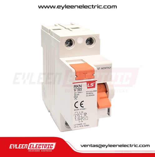 INTERRUPTOR DIFERENCIAL RKN, 2X40A, 30MA