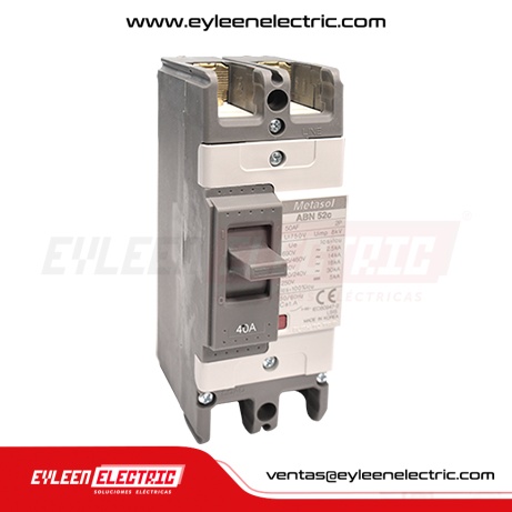 INTERRUPTOR DE CAJA MOLDEADA FIJA, 2X40A, ABN52C, 30KA/240V