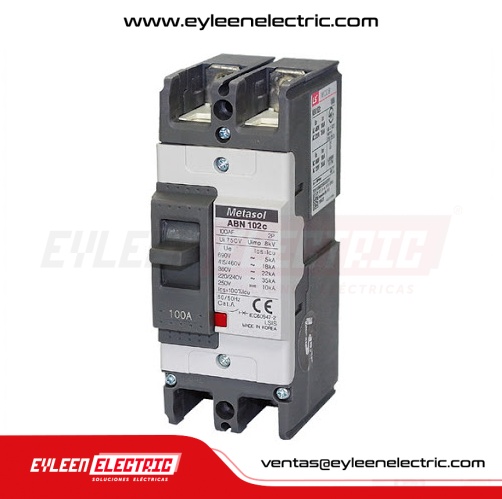 INTERRUPTOR DE CAJA MOLDEADA FIJA, 2X75A, ABN102C, 35KA/240V