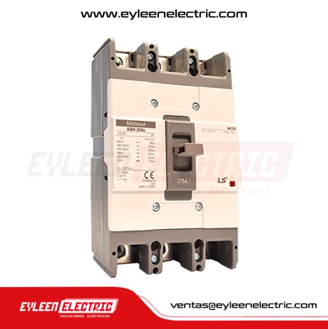INTERRUPTOR DE CAJA MOLDEADA FIJA, 3X175A, ABN203C, 65KA/240V