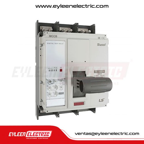 INTERRUPTOR AUTOMATICO DE CAJA MOLDEADA FIJA REGULAR, 3X1600A, TS1600N NGO, 50KA/400V