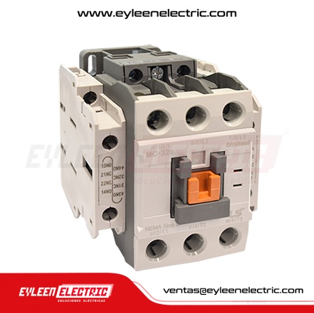 CONTACTOR 32A AC3 2NA2NC 24V, 50/60HZ.