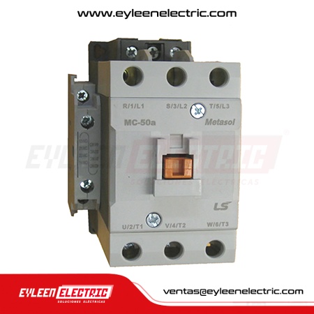 CONTACTOR 50A AC3 2NA2NC 110V, 50/60HZ.