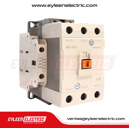 CONTACTOR MC 3P 65A/220VAC-60HZ,AC3.